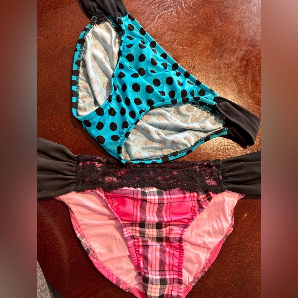 Custom made bikini scrunch bottom M